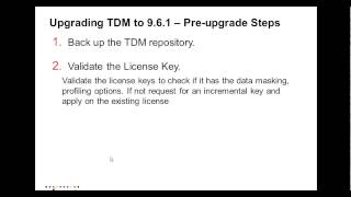 How to upgrade 952 HotFix 23 to TDM 961 [upl. by Demodena]