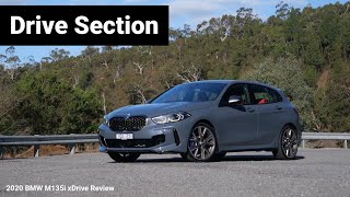 2020 BMW M135i xDrive Review – Seriously rapid but lacking finesse  Drive Section [upl. by Pain]