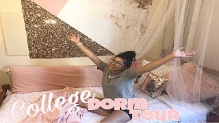 COLLEGE DORM ROOM TOUR 2018  EIU [upl. by Ddej]