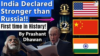 INDIA Declared a Stronger Country than Russia  First Time in History  By Prashant Dhawan [upl. by Jarrell511]