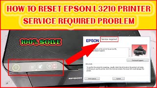 How to Reset Epson L3210 Printer Service required Problem I 9668370628 [upl. by Othilie639]