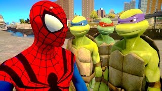 Spiderman vs Teenage Mutant Ninja Turtles [upl. by Arjun]