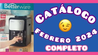 CATÁLOGO FEBRERO 2024 COMPLETO Betterware 🌸 [upl. by Osicnarf]