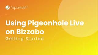 Pigeonhole Live on Bizzabo 1  Getting Started [upl. by Benedix]