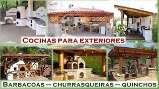 Cocinas exteriores ✔👍✔ Barbacoas  Quinchos [upl. by Sesom]