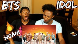 BTS 방탄소년단 IDOL Official MV REACTION [upl. by Airehs198]