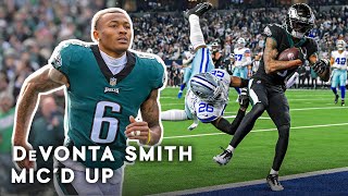 DeVonta Smith Micd Up Against the Dallas Cowboys [upl. by Suravaj]