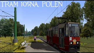 Train Simulator 2014 Tram 105NA in Butowice NL [upl. by Hadlee]