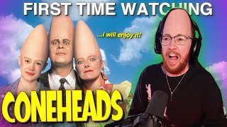 Watching CONEHEADS as a conehead  Movie Reaction [upl. by Accever]