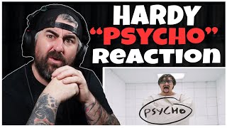 HARDY  PSYCHO Rock Artist Reaction [upl. by Mable]