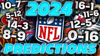 2024 NFL WINLOSS Predictions For All 32 Teams [upl. by Chico]