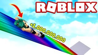 EL TOBOGÁN MÁS PELIGROSO DE 1000000 METROS en ROBLOX 😱 [upl. by Ayra149]