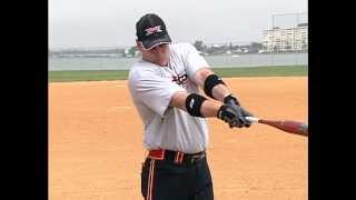 Slowpitch Softball Hitting Tips  Leading with your Hands [upl. by Nialb]