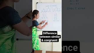 difference Between similar amp congruent shapes [upl. by Morrell]