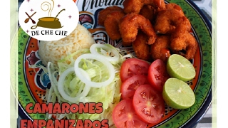 CAMARONES EMPANIZADOS DELICIOSA RECETA DE MAR [upl. by Akiwak909]