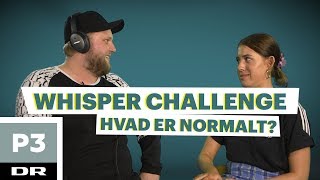 Whisper challenge med Curlingklubben Hvad er normalt  DR P3 [upl. by Tennes]