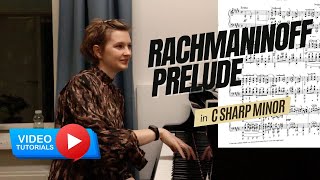 Rachmaninoff Prelude In C Sharp Minor Piano Tutorial [upl. by Heyra]