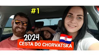 Cesta do CHORVATSKA 2024 🇭🇷 PODGORA naše dovolená v Chorvatsku 🏝️ Dil 1 [upl. by Onifur91]