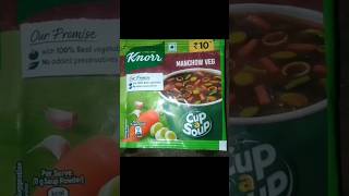 knorr manchow vegshortsfeed easyfoodtomakeathome ₹10only [upl. by Nylrats]