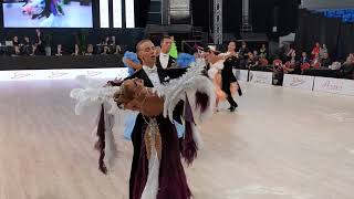 Viennese Waltz  Quarterfinal Round heat 4  WDSF GrandSlam 2024 Belgrade [upl. by Anelhtak675]