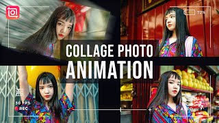 🔥Trending Photo Collage Animation Video Tutorial  📸Photo Dump InShot Tutorial [upl. by Malha]