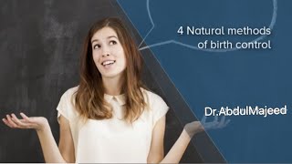 4 Natural methods for Birth control [upl. by Dazraf]