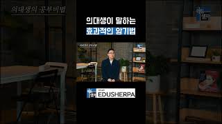 의대생이 말하는 효과적인 암기법 독학재수 에듀셀파 암기 [upl. by Pokorny]