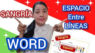 🟥Cómo PONER SANGRÍA en la primera LÍNEA⁉️  Cómo Poner Sangría Francesa en Word  WORD [upl. by Othe479]