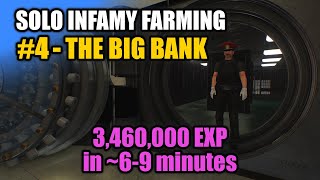 Solo Infamy Farming  Best Heists 4  The Big Bank  PAYDAY2 Solo XP Guide [upl. by Selbbep174]