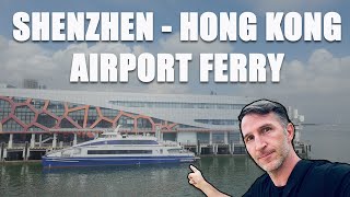 How To Take Shenzhen Ferry to Hong Kong Airport [upl. by Aratahc]