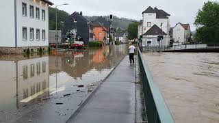 Hochwasser in GummersbachVollmerhausen [upl. by Hewart574]