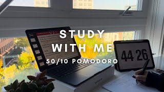 STUDY WITH ME 📚 5010 POMODORO  LOFI BEATS REAL TIME NO NOISE [upl. by Merrill784]