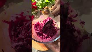 Beetroot salad with grilled Paneer shorts [upl. by Deirdre]