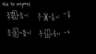 reciprocals KristaKingMath [upl. by Berner]