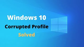 How do you Fix a Corrupted User Profile Name in Windows 10  Tutorial  2022 [upl. by Anihs]