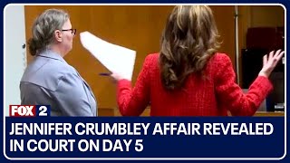 Jennifer Crumbley affair revealed in court on Day 5 [upl. by Tichon]