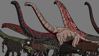 Reanimated prehistoric creatures random finale170 plus creatures [upl. by Anemolihp]