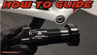 Wheels Manufacturing 386evo Bottom Bracket Fitting Guide [upl. by Saddler]