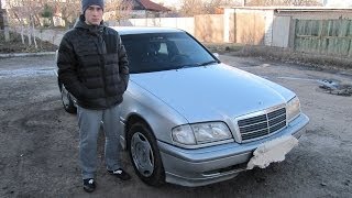 Обзор Тестдрайв Mersedes Benz C 180 W202 18i 120лс 1999г С класс [upl. by Yrred767]