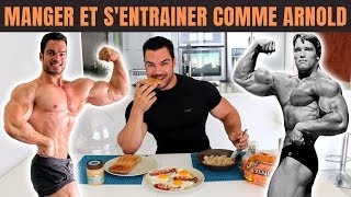 JE MANGE ET MENTRAINE COMME ARNOLD SCHWARZENEGGER PENDANT 24H [upl. by Ayalat739]