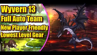 Easiest Early Game Wyvern 13 Team  Lowest Gear Full Auto Best Starting Team W13 [upl. by Assetniuq]