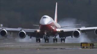 Boeing 7478 Intercontinental takes first flight [upl. by Nosnor]