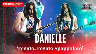 Danielle  Fegato Fegato Spappolato  Esibizione Quarto Live  X Factor 2024 [upl. by Brnaby]