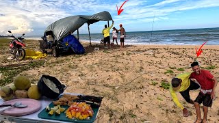 ACAMPAMENTO COM BRENO FOI UMA EXPLOSÃO DE PEIXES GIGANTES no final da tarde veja o que aconteceu [upl. by Nohtanoj929]