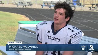 Blanchester QB Michael Muvihill picked as WCPO Player of the Week [upl. by Syman718]