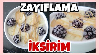 BU TARİF SAYESİNDE 25 KİLO VERDİM  YOĞURTLU YULAF TARİFİM [upl. by Negrom374]