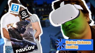 Getting our VR LEGS in PAVLOV  Meta Quest 2 [upl. by Nalhsa70]