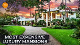 GET INSIDE THE MOST EXPENSIVE LUXURY MEGA MANSIONS IN THE USA [upl. by Naesal294]