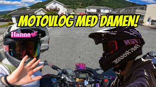 Kjøretur Med Damen Kjørte Nesten Av Veien Norsk Motovlog 5 [upl. by Nedrob977]