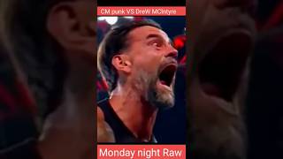 CM punk VS Drew MCINTYRE Monday night Raw wwe youtubeshorts trending short 🔥🔥 [upl. by Asserak]